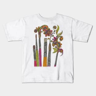 Brushes Kids T-Shirt